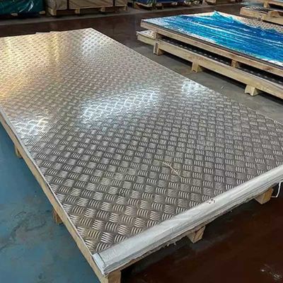 Un bon prix. Feuille d'aluminium diamant 3003 Plaque à carreaux 1100 1060 Vérifié 10mm en ligne