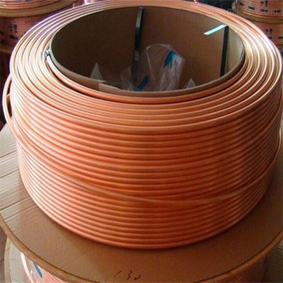 Un bon prix. Tube de cuivre coudé de tube de cuivre, tube de cuivre rouge en l'absence d'oxygène de bobine de cuivre en ligne