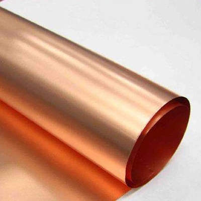 Un bon prix. Coil de bande de cuivre pur 1,5 mm 99,99% 0,3 mm d'épaisseur Bon prix en ligne