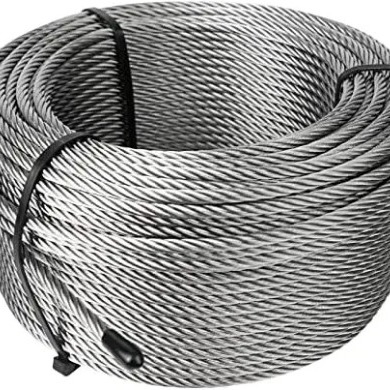 Un bon prix. 304/316 Aisi câble en acier inoxydable non allié Poids de bobine environ 60-100 kg en ligne