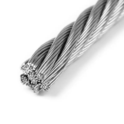 Un bon prix. Titre froid de la corde 7*37 15mm de bobine de fil de l'acier inoxydable AISI304 en ligne