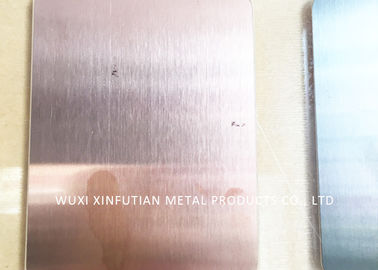 Un bon prix. La feuille d'acier inoxydable de finition de délié d'or 4x8/solides solubles 304 couvrent 0,3 - 3 millimètres en ligne