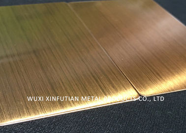 Un bon prix. Résistance à la corrosion du Ti 304 d'acier inoxydable de finition jaune de surface pour la décoration en ligne