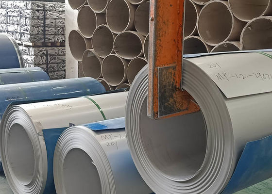 Un bon prix. 2B la finition de soudure 510mm a laminé à froid la bobine d'acier inoxydable en ligne