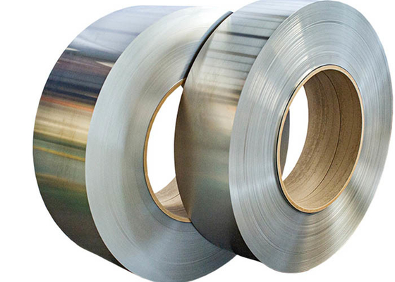 Un bon prix. surface polie par bobine laminée à froid mince superbe de l'acier inoxydable 201 de 0.1mm en ligne