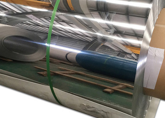 Un bon prix. De miroir de finition bande en acier laminée à froid par 0.2mm légèrement  	 1/2 dur en ligne